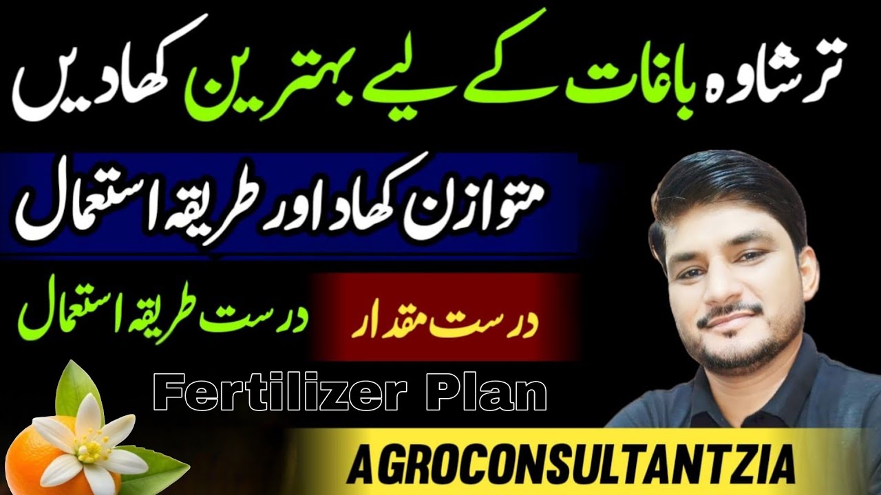 Complete Citrus Production Technology.  Latest Fertilizer Plan for Citrus.