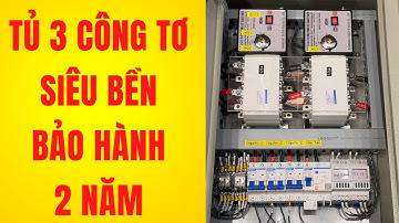 Tủ ATS 125A đảo 3 công tơ luân phiên tự động siêu bền bảo hành 2 năm | Tu Dien DITICO