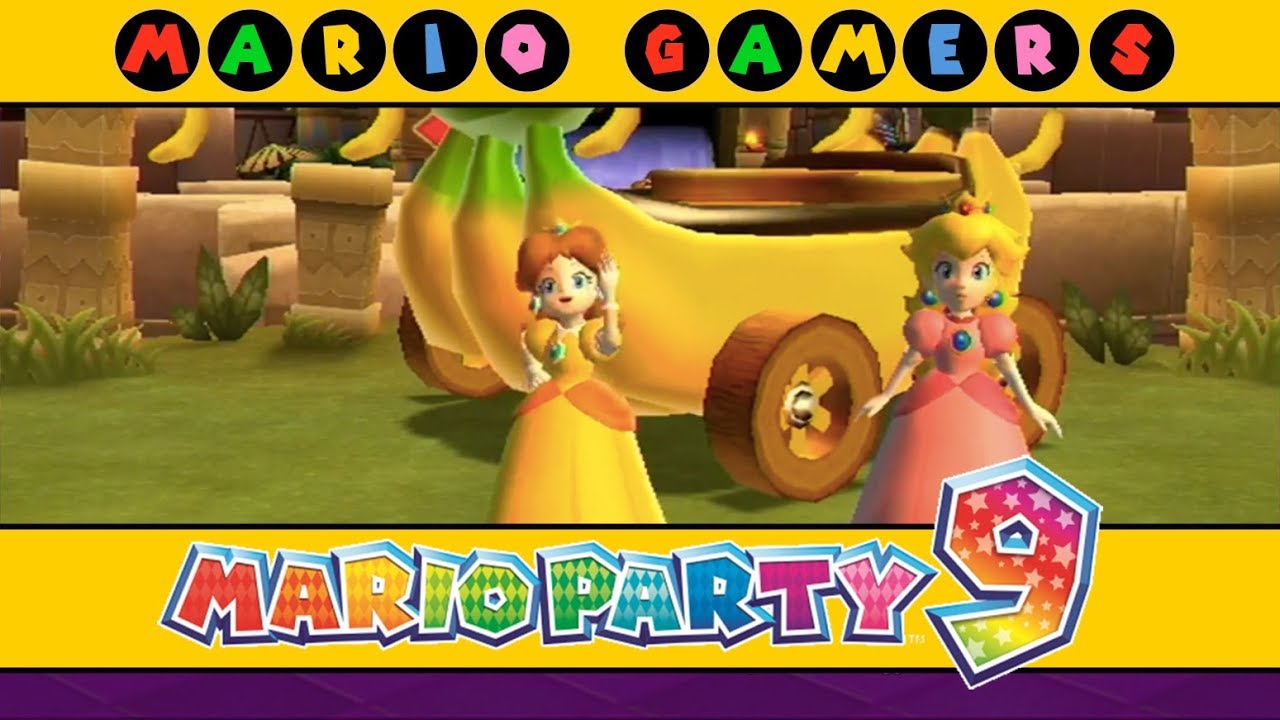 Mario Party 9 - DK's Jungle Ruins (Daisy vs Peach)
