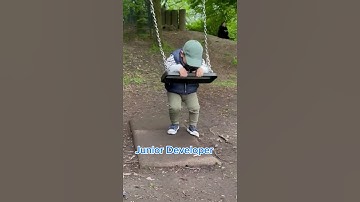 Junior & Senior Developer   #programming #shorts #python