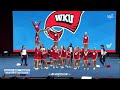 Western Kentucky University - All Girl DIA Finals With Music | UCA College Nationals 2026