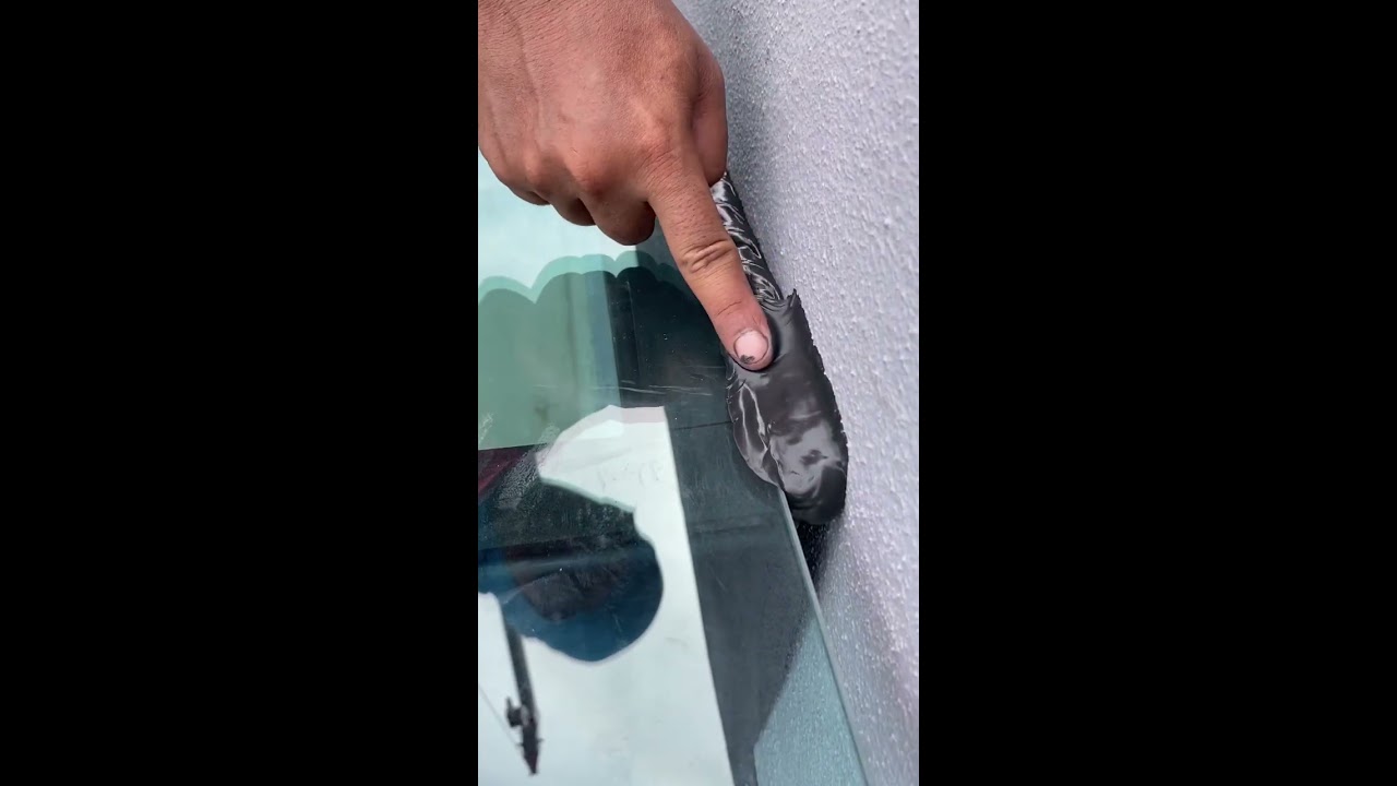  Failed Sealant To Seal The Gap Between Glass Roof And Wall Without Backer Rod