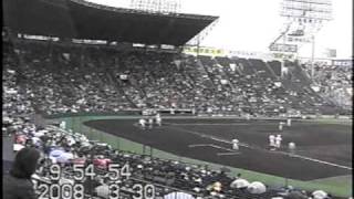 2008センバツ　鹿児島工業VS平安（前日の再試合）
