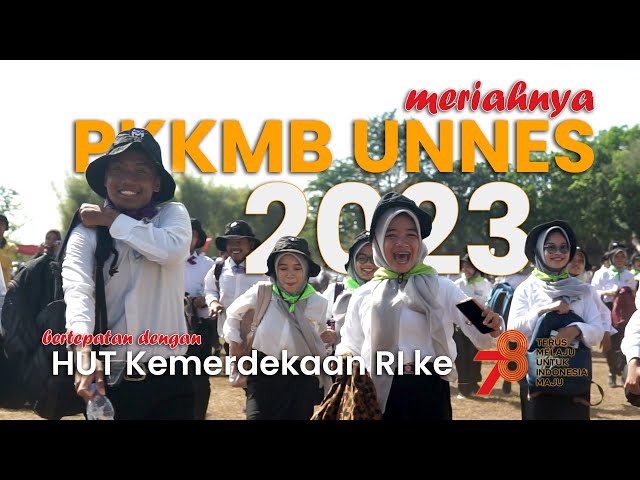 UNNES TV - Aftermovie PKKMB,  Pengalaman Seru 10.928 Mahasiswa Baru UNNES di Upacara 17 Agustus class=