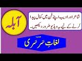 Urdu Word Meanings [551] - Urdu meanings in English  Urdu ...