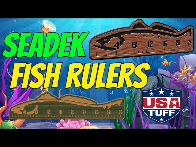 SeaDek Fish Ruler 12 Fishing Accessories - Trout Design