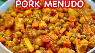 Pork Menudo Pinoy Style  How To Make Pork Menudo  Filipino Pork Menudo Recipe