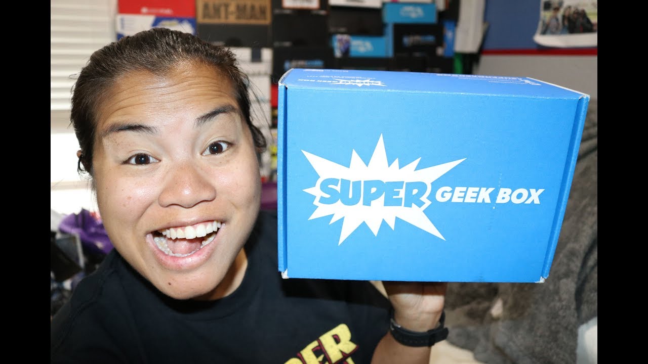 2017 July Super Geek Box Unboxing - [Challenger] - YouTube