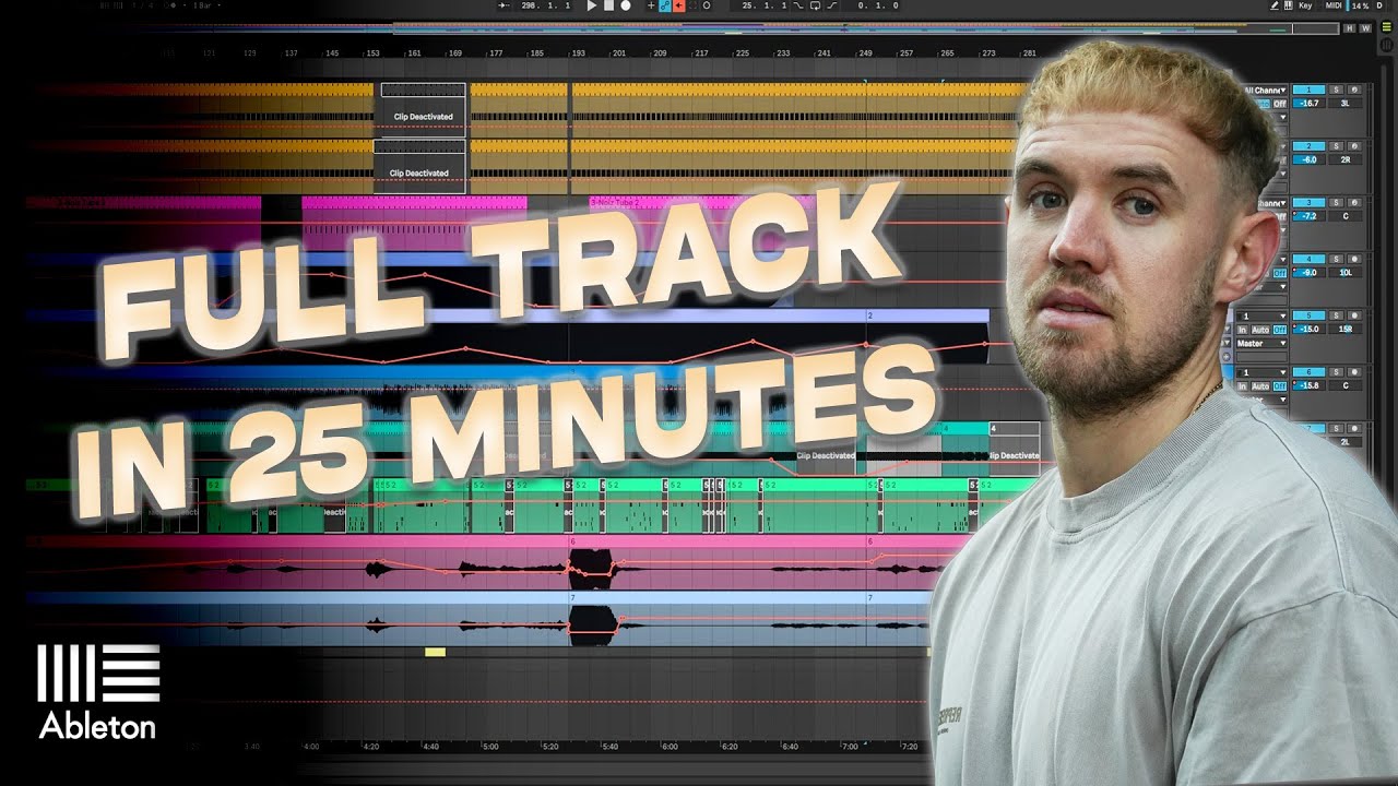 Making A Full Groovy Tech House Track In 25 Minutes