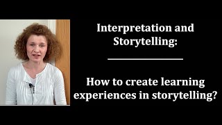 How to create learning experiences in storytelling?