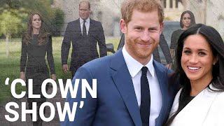 Departure of Harry and Meghan ‘clown show’ sees monarchy ‘hanging on by a thread’
