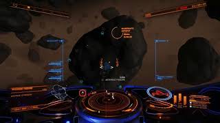 Elite Dangerous Deep Core mining, after Pulse Wave Analyzer fix.