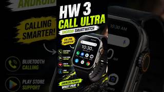 HW Ultra 3 Call 5G Smartwatch 😱 Android OS + 8GB/128GB | Best Gaming Watch 🔥 #shorts
