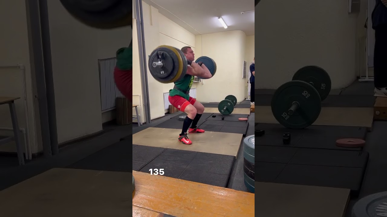 классика толчок 135 кг 