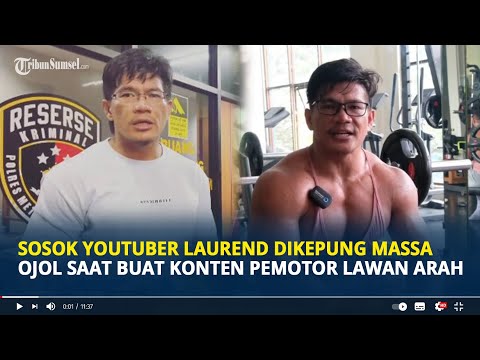 Sosok Youtuber Laurend Dikepung Massa Ojol Saat Buat Konten Pemotor Lawan Arah