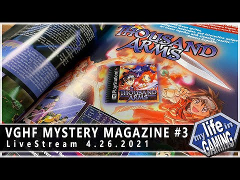 VGHF Mystery Magazine #3 :: 4.26.2021 LiveStream / MY LIFE IN GAMING - VGHF Mystery Magazine #3 :: 4.26.2021 LiveStream / MY LIFE IN GAMING