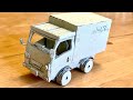 【ダンボール工作】ダンボールでトラック作ってみました cardboard track car