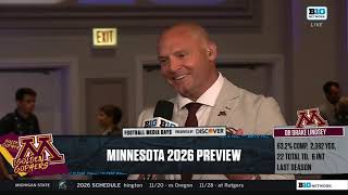 Coach Fleck Interview on BTN at Big Ten Media Days in Chicago