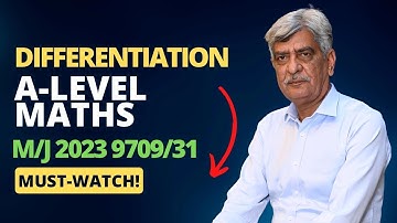 A-Level Maths- DIFFERENTIATION 9709/31 M/J 2023 Q#5 Solution | Ultimate Guide (Part 5)