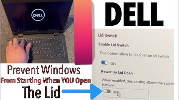{DELL} How To Power OFF / ON  Lid Open | Cómo habilitar o deshabilitar la tapa abierta eléctrica
