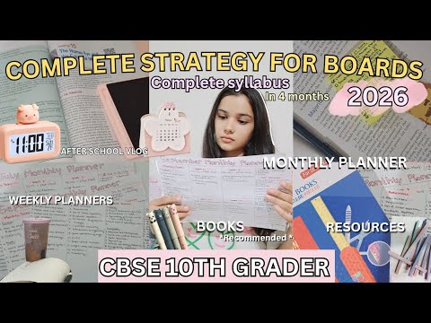 How I’m Preparing for Boards 2026 l CBSE 10th grader l Study Plan, Best ...