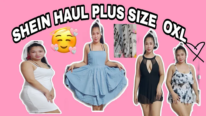 'Try on haul shein plus size 0xl'|| swimsuit and d...