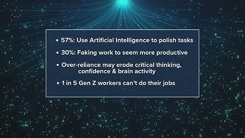 Survey finds Gen Z workers are using AI at work