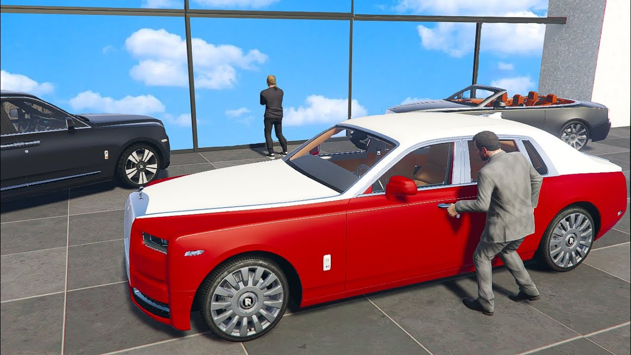 Stealing EVERY ROLLS ROYCE From Showroom in GTA 5!