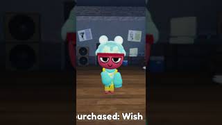 Getting Gigi's Wish Bear skin!! im so happy lolz #dandysworld #roblox #shorts #fyp #games
