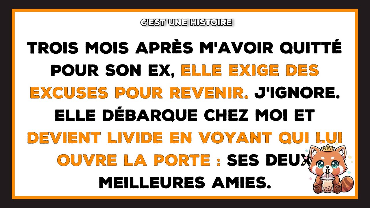 Elle m'a quitté pour son ex. Trois mois après, son texto a trouvé deux visages familiers.
