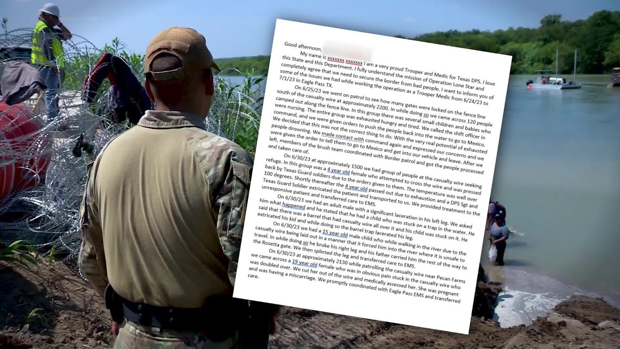 Texas troopers told to push back migrants into Rio Grande, report says ...