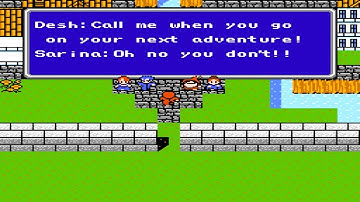 Final Fantasy 3 (NES) Ending and Credits