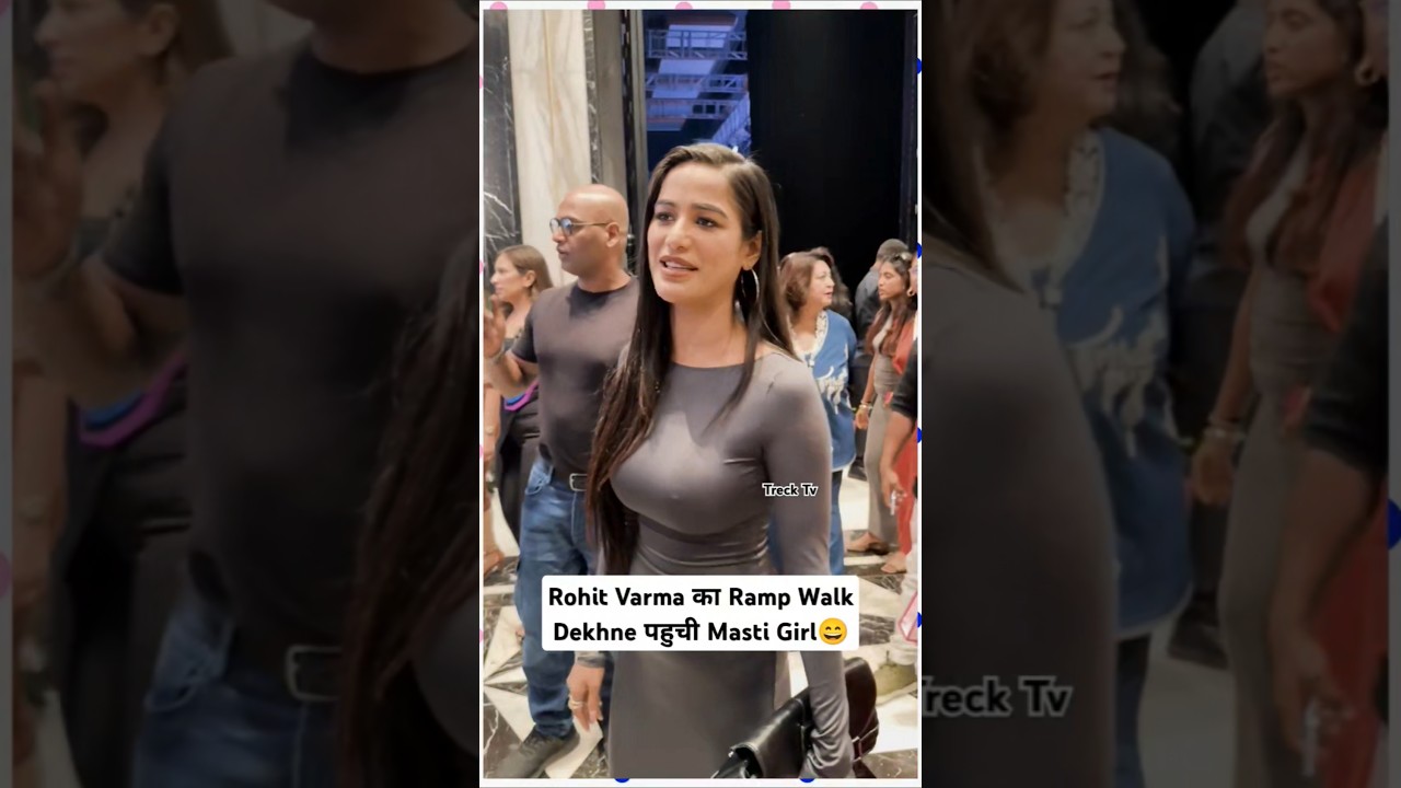 Comedy Ki Queen Poonam Pandey with Friends Divya Agarwal At Rohit Varma Show Bombay Fashion Week