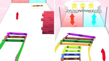 Crayon Run All Android IOS Levels walkthrough Gameplay lvl 7-9