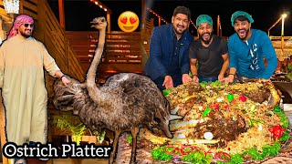 Ostrich Biggest Platter First Time In Pakistan | Shutarmurg Ke Dawat  @eatanddiscover