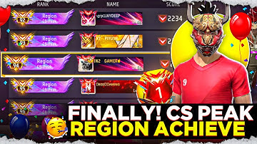 Finally CS Peak Region Achieve In 24 Hours 🔥 