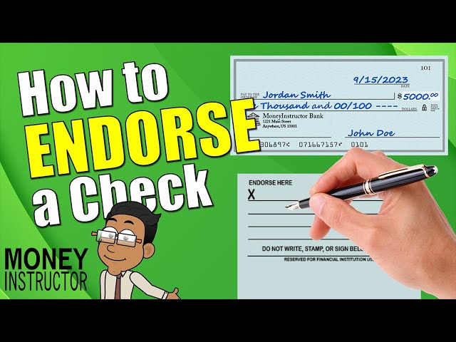 How to Endorse a Check to Someone Else in 4 Steps