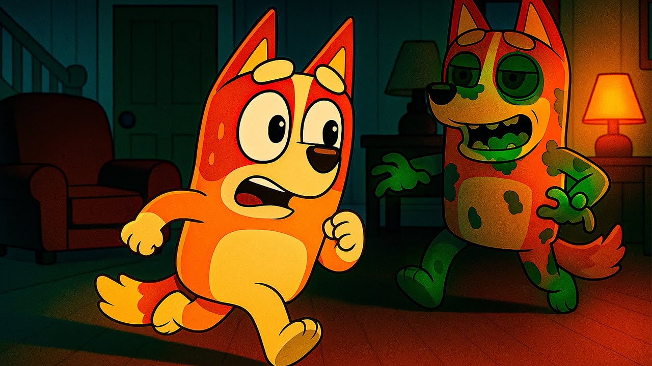 Bluey infection: Bluey and Bingo Escaped Their Infected Parents - Lost ...