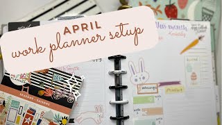 Setting Up 2 Layouts For My Work Planner/ April Setup