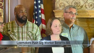 State lawmakers urge Gov. Evers to sign bill on benefits for gig workers