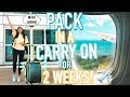 How To Pack in a Carry On for 2 Weeks! What I Bring & Packing Tips! | Jeanine Amapola