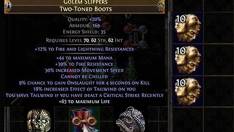 POE: 1 Minute Intro to Crafting 30ex Tailwind Boots (◆expensive)