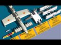 Crazy Seaplanes Type and Size Comparison 3D