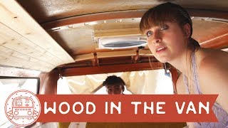 Vw Bus Installing A Cedar Ceiling