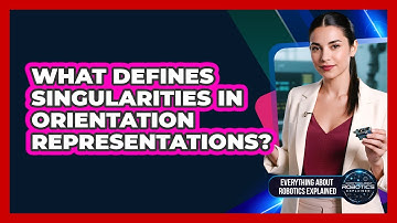 What Defines Singularities In Orientation Representations?