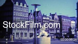 1969: Double decker tour bus view is a popular attraction to see the city. AMSTERDAM