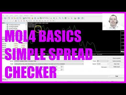 MQL4 TUTORIAL BASICS - 80 SIMPLE SPREAD CHECKER