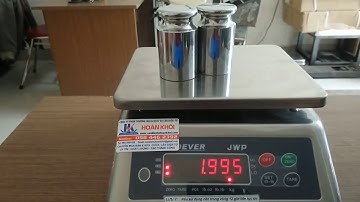 Hướng Dẫn Hiệu Chuẩn Cân Điện Tử Thủy Sản JWP Jadever | #Cân Điện Tử Hoàn Khôi