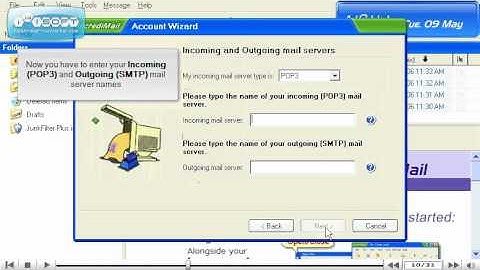 BMChosting email incredimail setup tutorial