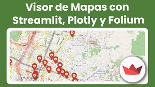 Map visualization with Streamlit Plotly and Folium - Displays geolocated data in dashboards